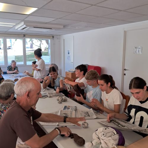 Activitat compartida amb la gent gran